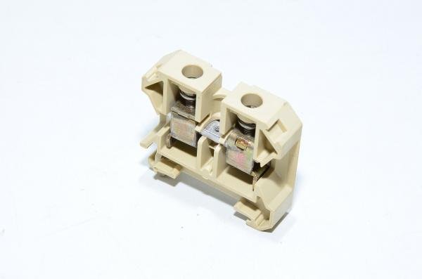 Weidmüller SAK 16/35 0380660000 16mm² 1000V 76A tumma beige SAK-sarjan yksikerrosläpimenoriviliitin ruuvikiinnityksellä