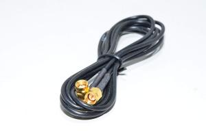 1,5m 50ohm RG174 SMA male - 90° angle SMA male patch cable *new*
