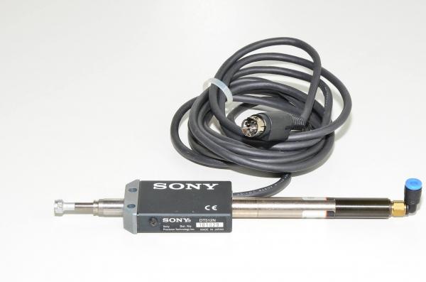 Sony / Magnescale DT512N 12mm measurement probe with DZ176 pneumatic cylinder
