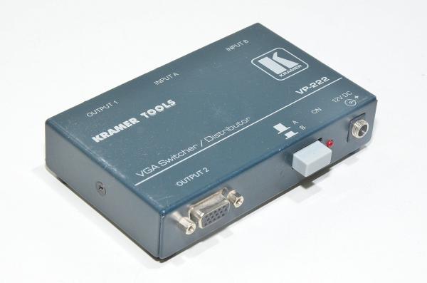 Kramer Tools VP-222 2x VGA sisää 2x VGA ulos videovalitsin / videosplitteri 365MHz kaistanleveydellä