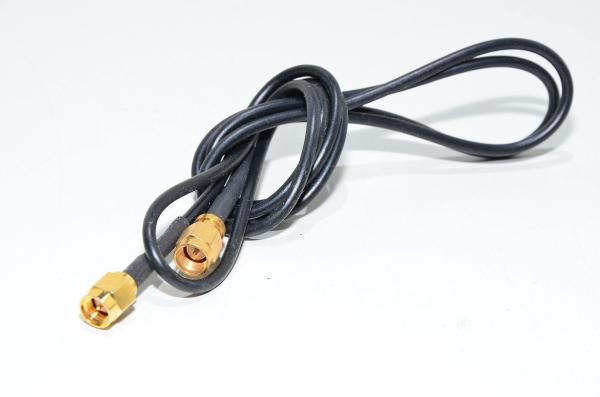0,9m 50ohm RG174 SMA uros - SMA uros välikaapeli *uusi*