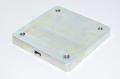 160x160x20mm steel jig table with T-slot and 4x 7mm mounting holes equipped with M12x1.25 threads for adjustment screws