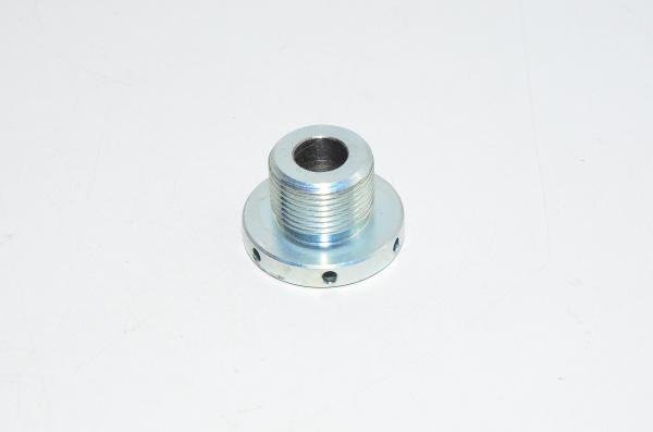 M22x1.5, 16mm, RH, steel, jig table adjustment screw with 6x 3mm holes on sides