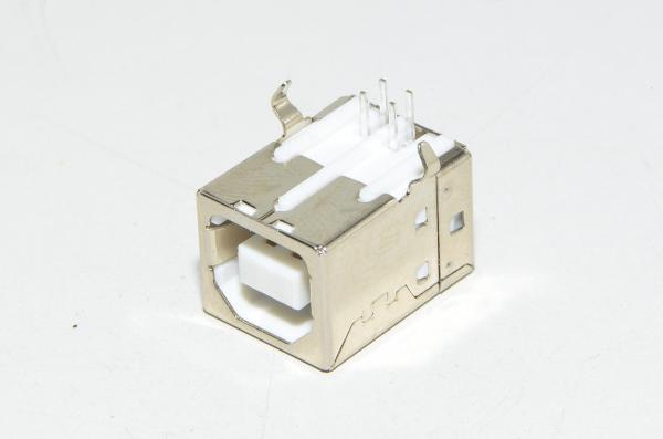 USB naarasliitin tyyppi B 90°, piirilevyasennettava *uusi*