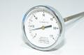 Ufotek 80mm 0-120C temperature gauge with 9x251mm thermowell and zero-point adjustment screw