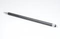 Magneettitela 12x263mm 6,15mm D-mallisella akselilla ja 5mm reijällä, musta päätykorkki