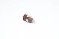 4mm brown panel mounted insulated safety banana socket Staübli SLB4-F/N-X 49.7044-27, M12x0.75mm, 1000V, 24A, CAT III *new*