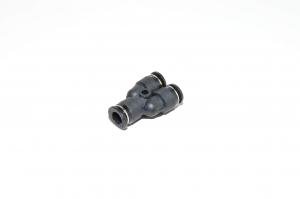 Pisco PY6M miniatyyri 6mm Y-liitin / Y-haara / Y-sovitin pikaliitin samoille putkihalkaisijoille