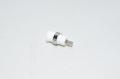 4mm white panel mounted insulated safety banana socket Staübli SLB4-F/N-X 49.7044-29, M12x0.75mm, 1000V, 24A, CAT III *new*