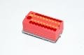 Phoenix Contact PTFIX 6/18x2,5-NS35 PK 3273117 4mm²/6mm² 690V 24A punainen jakeluriviliitin jousivoimaliittimillä *uusi*