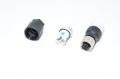 M12 suora A-koodattu suojaamaton 4-pin anturiliitin, naaras, muovi, Phoenix Contact Speedcon SACC-FS-4QO-0,75 M SCO 1521601, IDC, 0,34-0,75mm² johtimille ja 4-8mm kaapelille *uusi*