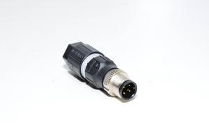 M12 straight A-coded unshielded 4-pin sensor connector, male, plastic, Phoenix Contact Speedcon SACC-MS-4QO-0,75 M SCO 1521591, IDC, for 0,34-0,75mm² leads and 4-8mm cable *new*