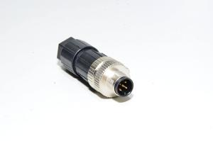 M12 straight A-coded unshielded 5-pin sensor connector, male, plastic, Phoenix Contact Speedcon SACC-M12MS-5PL M 1424649, IDC, for 0,14-0,75mm² leads and 4-8mm cable *new*