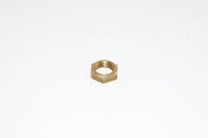1/2" 19G, RH, huulella brass hexagon nut with 1,6mm lip
