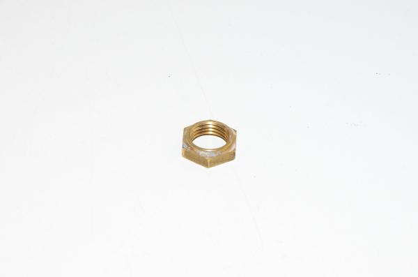 1/2" 19G, RH, huulella brass hexagon nut with 1,6mm lip