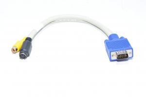 15pin sub DE-15M VGA signal converter to S-video and composite video output