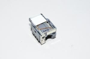 Krone RJ-K LN 6538/1/111/52 angled RJ45 CAT5 compact screened STP LAN socket module with white shutter *new*