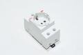 ABB M1173 16A 250V DIN-kiskoasennettava maadoitettu CEE 7/3 sukopistorasia