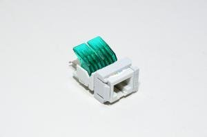 R&M R302518 CAT5e LAN connector module with Keystone snap-in bezel *new*