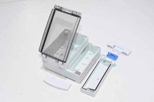 Fibox Cardmaster PC 17/16-L3 7525105 electronic equipment enclosure, polycarbonate, gray translusent lid, IP65 *new*