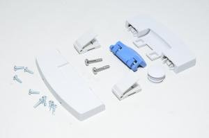 Fibox Cardmaster set 17/16-21/18-3 7720417 setti saranoita ja salpoja Fibox Cardmaster sarjan elektroniikkalaitekoteloihin *uusi*
