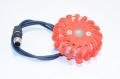0,5m cable with M12 connector remote operated orange LED disk light with 16x red LEDs and 8x different operating modes and magnet *new*