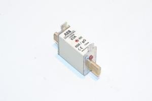 63A 500VAC NH000 gL/gG 120kA ABB OFAF000H63 1SCA022627R1390 knife-blade type fuse link with blow out indicator on top