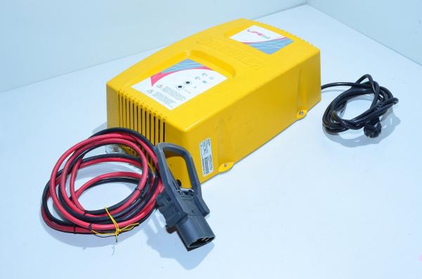 EnerSys Hawker Life Tech model 2 intelligent forklift charger input 230VAC 9A output 24VDC 60A + Rema DIN160 male connector