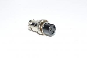 Renhotec GX20A3S straight cable mount 3pin metal female connector *new*
