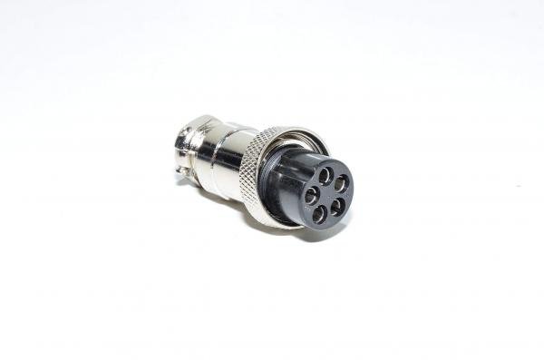 Renhotec GX20A5S suora kaapeliasennettava 5pin metallinen naarasliitin *uusi*