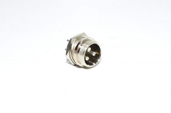 Renhotec GX20B3P paneeliasennettava 3pin metallinen takaa asennettava urosliitin *uusi*