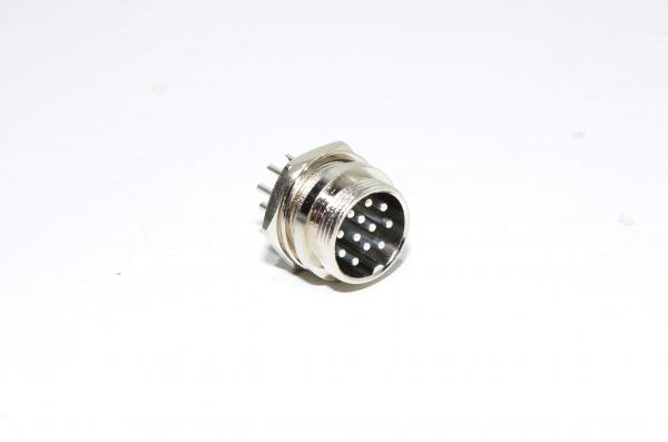 Renhotec GX20B12P paneeliasennettava 12pin metallinen takaa asennettava urosliitin *uusi*