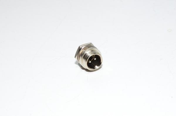 Renhotec GX12B2P panel mount 2pin metal rear mount male connector *new*