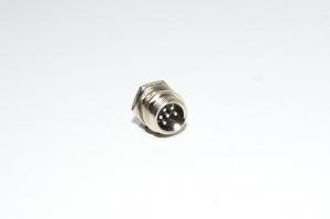 Renhotec GX12B6P paneeliasennettava 6pin metallinen takaa asennettava urosliitin *uusi*