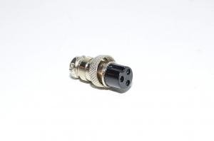 Renhotec GX16A3S straight cable mount 3pin metal female connector *new*