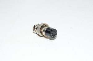 Renhotec GX16A5S straight cable mount 5pin metal female connector *new*