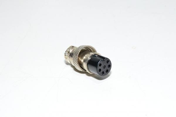 Renhotec GX16A6S straight cable mount 6pin metal female connector *new*