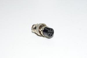 Renhotec GX16A7S straight cable mount 7pin metal female connector *new*