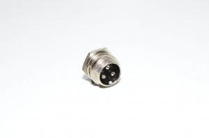 Renhotec GX16B3P paneeliasennettava 3pin metallinen takaa asennettava urosliitin *uusi*