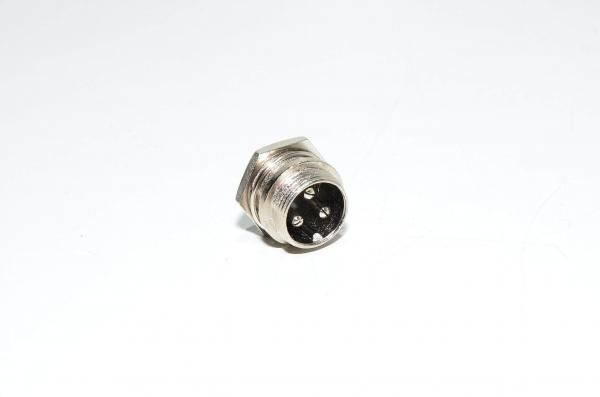 Renhotec GX16B3P panel mount 3pin metal rear mount male connector *new*
