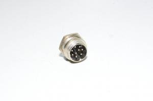 Renhotec GX16B9P paneeliasennettava 9pin metallinen takaa asennettava urosliitin *uusi*