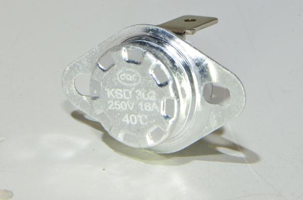 40°C KSD302 250V 16A NC keraaminen bi-metallinen mekaaninen termostaatti *uusi*