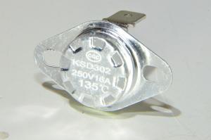 135°C KSD302 250V 16A NC keraaminen bi-metallinen mekaaninen termostaatti *uusi*