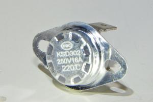 220°C KSD302 250V 16A NC ceramic bi-metallic mechanical thermostat *new*