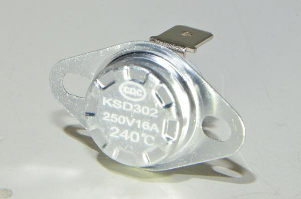 240°C KSD302 250V 16A NC keraaminen bi-metallinen mekaaninen termostaatti *uusi*