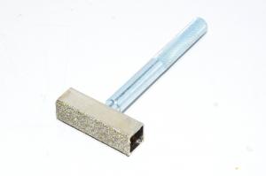 Diamond impregnated 13,5x45mm flat shape coarse dressing tool for grinding wheel with 9,5x88mm handle *new*