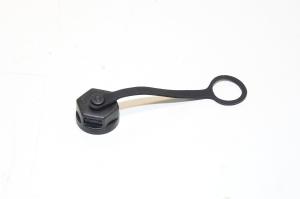 ZCON M12 female type black plastic connector protection cap for male M12 connectors *new*