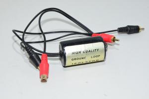 Galvanic isolator transformer for stereo audio signals, RCA inputs and outputs