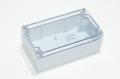 Hammond 1554J2GYCL 90x160x61mm electronic equipment enclosure, polycarbonate, gray, transparent lid, IP66, IK07 *new*