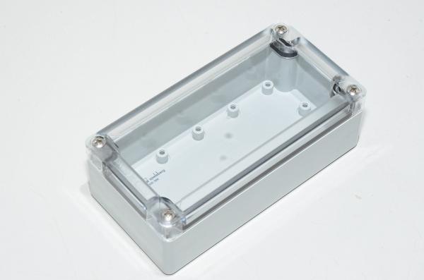 Günther Spelsberg TG-ABS1608-6-TO 10100601 82x162x55mm elektroniikkalaitekotelo, ABS/PC, harmaa, läpinäkyvä luukku, IP67, IK07 *uusi*